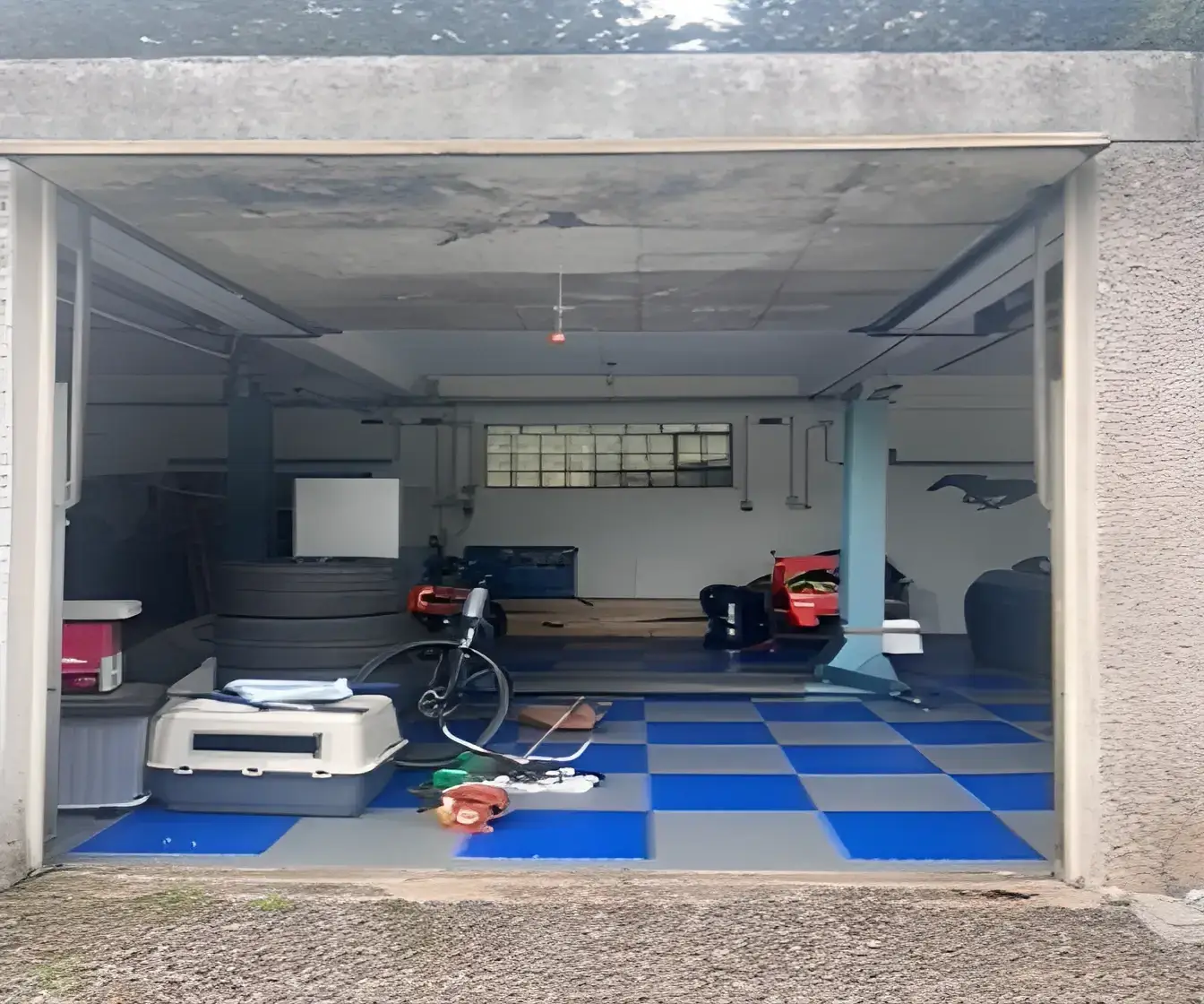 Garage mit Hebebühne